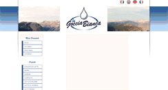 Desktop Screenshot of lagocciabianca.it