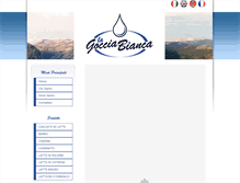 Tablet Screenshot of lagocciabianca.it